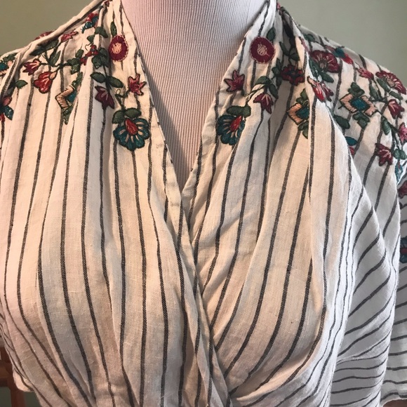 π Host Pick π Zara embroidered linen dress π - Picture 6 of 8